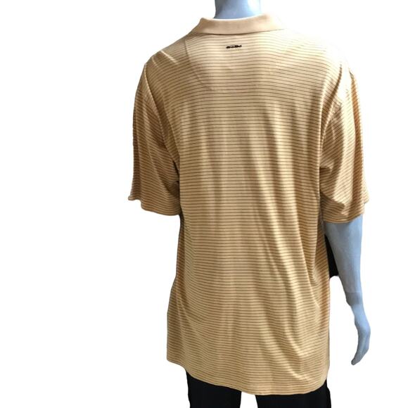Bolle Golf XL Polo Short Sleeve Yellow Shirt Men's Size XL - Picture 3 of 8